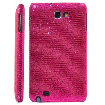 Galaxy Note glitrende deksel (varm-rosa)
