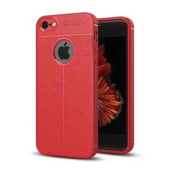 Perfect Fit-deksel i TPU for iPhone 5 / iPhone 5S / iPhone SE 2013 - Rød