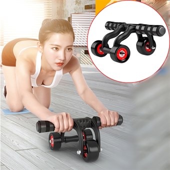 Form Fitness Roller med 3 hjul