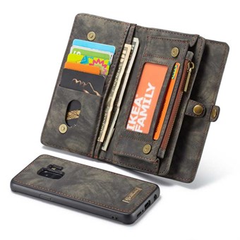 CaseMe Flap lommebok til Samsung Galaxy S9 - Svart
