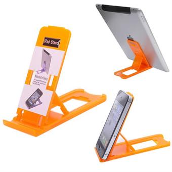 Smart justerbar holder for smarttelefoner/faner (oransje)