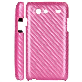 Karbondeksel Galaxy S Advance (rosa)