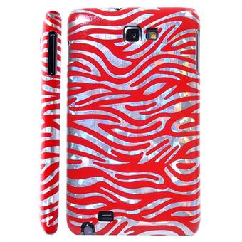 Galaxy Note Zebra deksel (rød)