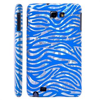 Galaxy Note Zebra deksel (blå)