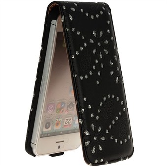 Bling Bling Diamond-deksel til iPhone 5 / iPhone 5S / iPhone SE 2013 (svart)
