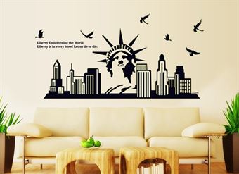 Wall Stickers - Frihetsgudinnen, New York