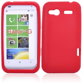 HTC Radar C110e myk silikon (rød)