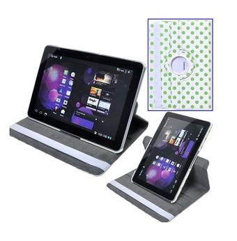 Hundemønsteretui for Tab 10.1 (hvit/grønn)