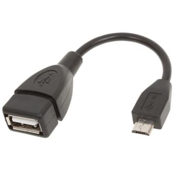 USB Host OTG-kabel Micro USB til kvinnelig USB for Android