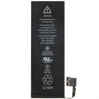 iPhone 5C oppladbart 3,8V 1510mAh Li-ion-batteri