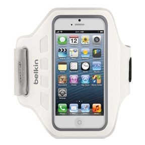 Belkin iPhone 5 EasyFit Armbånd - Hvit