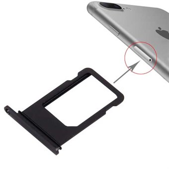 Sim-kortholder iPhone 7 Plus - Svart