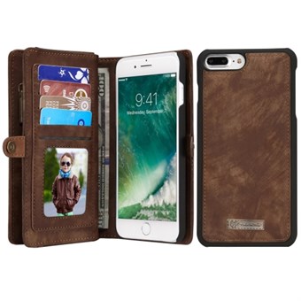 CaseMe Flap lommebok for iPhone 7 / iPhone 8 / iPhone SE 2020/2022 - Brun