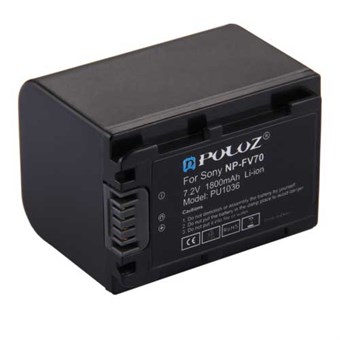 PULUZ® NP-FV70 Batteri 1800 mAh for Sony