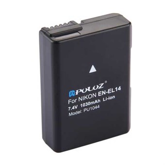 PULUZ® EN-EL14 Batteri 1030 mAh for Nikon