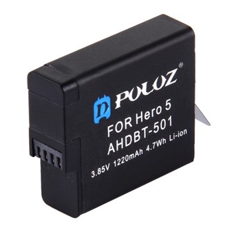 Puluz® batteri 3,85V 1220mAh for HERO 7 Black / HERO 7 White / HERO 7 Silver / HERO 6 / HERO 5