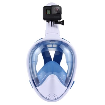 Puluz® Full Dry Snorkel Mask for GoPro Small/Medium - Hvit