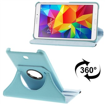360 roterende skinndeksel for Tab 4 7.0 (turkis)