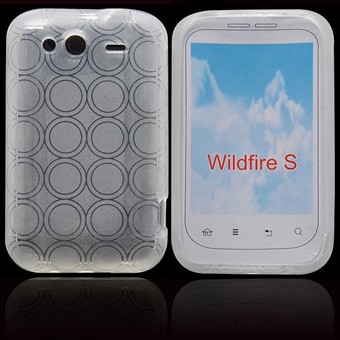 HTC Wildfire S silikondeksel (gjennomsiktig)