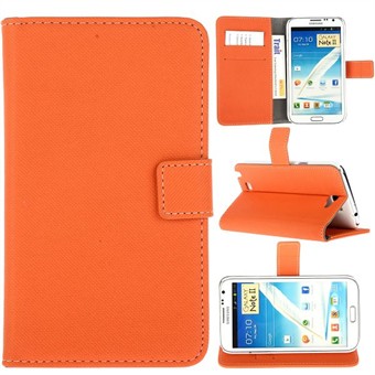 Stoffveske til Samsung Galaxy Note 2 (oransje)