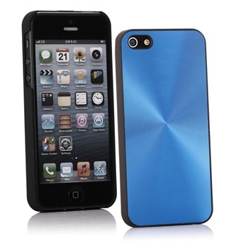 Aluminiumsdeksel for iPhone 5 / iPhone 5S / iPhone SE 2013 (blå)