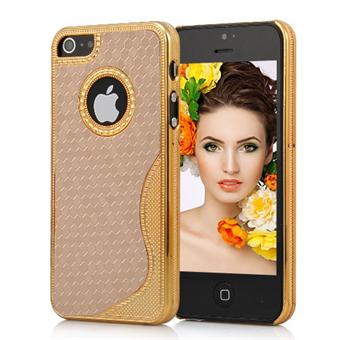 Snakeskin Look Cover Duo Color iPhone 5 / iPhone 5S / iPhone SE 2013 (gull, beige)