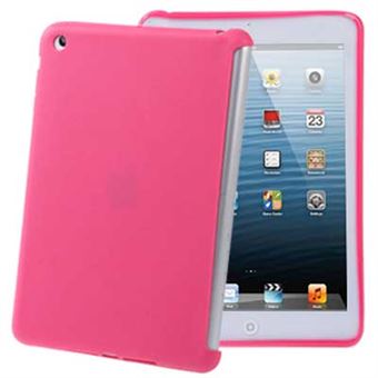 Silikon bakdeksel for Smart Cover iPad Mini 1/2/3 (rosa)