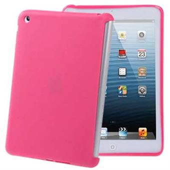 Silikon bakdeksel for Smart Cover iPad Mini 1/2/3 (rosa)