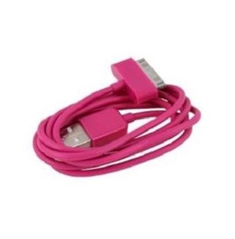 2 meter iPod/iPhone-kabel (magenta)