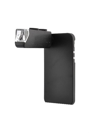 60X-100X mikroskop til iPhone 4 med LED