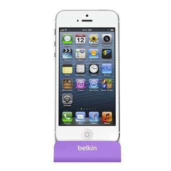 Belkin iPhone Dock Station med USB-kabel - Lilla
