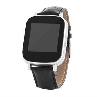 Smartwatch med lærrem fra CuboQ