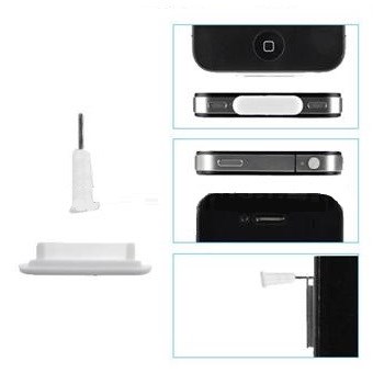 Dock + Hodetelefon (hvit)