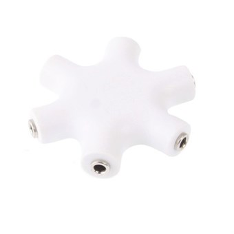 Hodetelefonsplitter for 6 stk