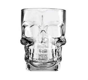 Crystal Skull Head Shots Glass 4 stk