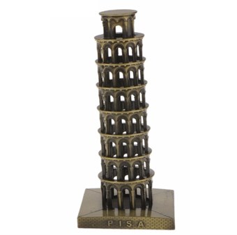 Det skjeve tårnet i Pisa - 15,5 cm - Dekorativ figur
