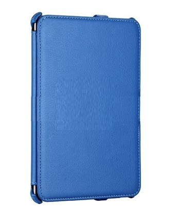Lær iPad Mini Case (Blå)