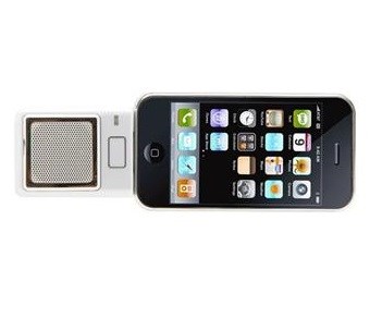 Lion Battery Speaker iPhone 4S (hvit)