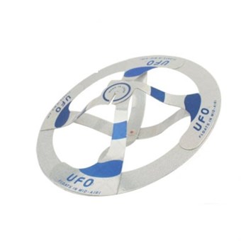 Magisk triks med UFO svevende