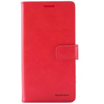 Premium Mercy lærveske Galaxy S7 Edge M. Kredittkort rød