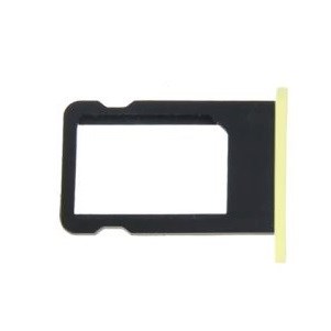 Nano sim-kortholder iPhone 5C (gul)