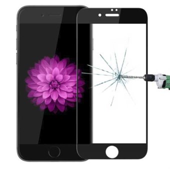 Herdet 3D buet heldekkende glass iPhone 6 / iPhone 6S (svart)