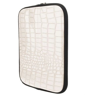 Universal Deluxe Crocodile Tab Holder - Hvit