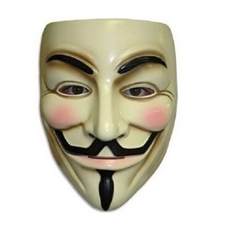 V for Vendetta Mask - Krem