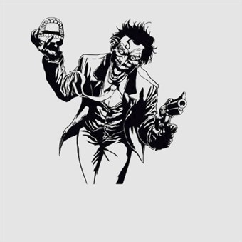 Vegg klistremerker - Joker fra Batman