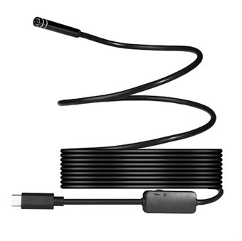 Vanntett endoskop USB/ USB Type C for Android og PC - 10 meter