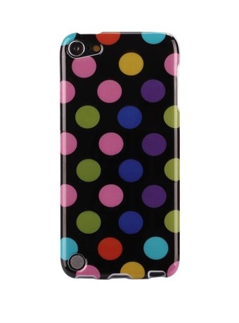 IPod Touch 5/6 Cover Dots (svart, flerfarget)