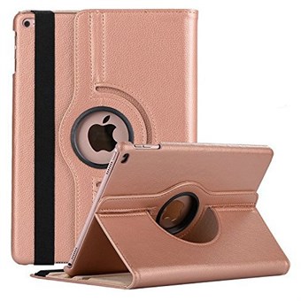 Danmarks billigste 360 roterende deksel for iPad Mini 1 / iPad Mini 2 / iPad Mini 3 (rosa gull)