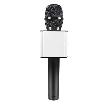 Q9 Profesjonell trådløs mikrofon med høyttaler - Svart