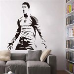 Ronaldo Wallsticker - Veggdekorasjon i Vinyl